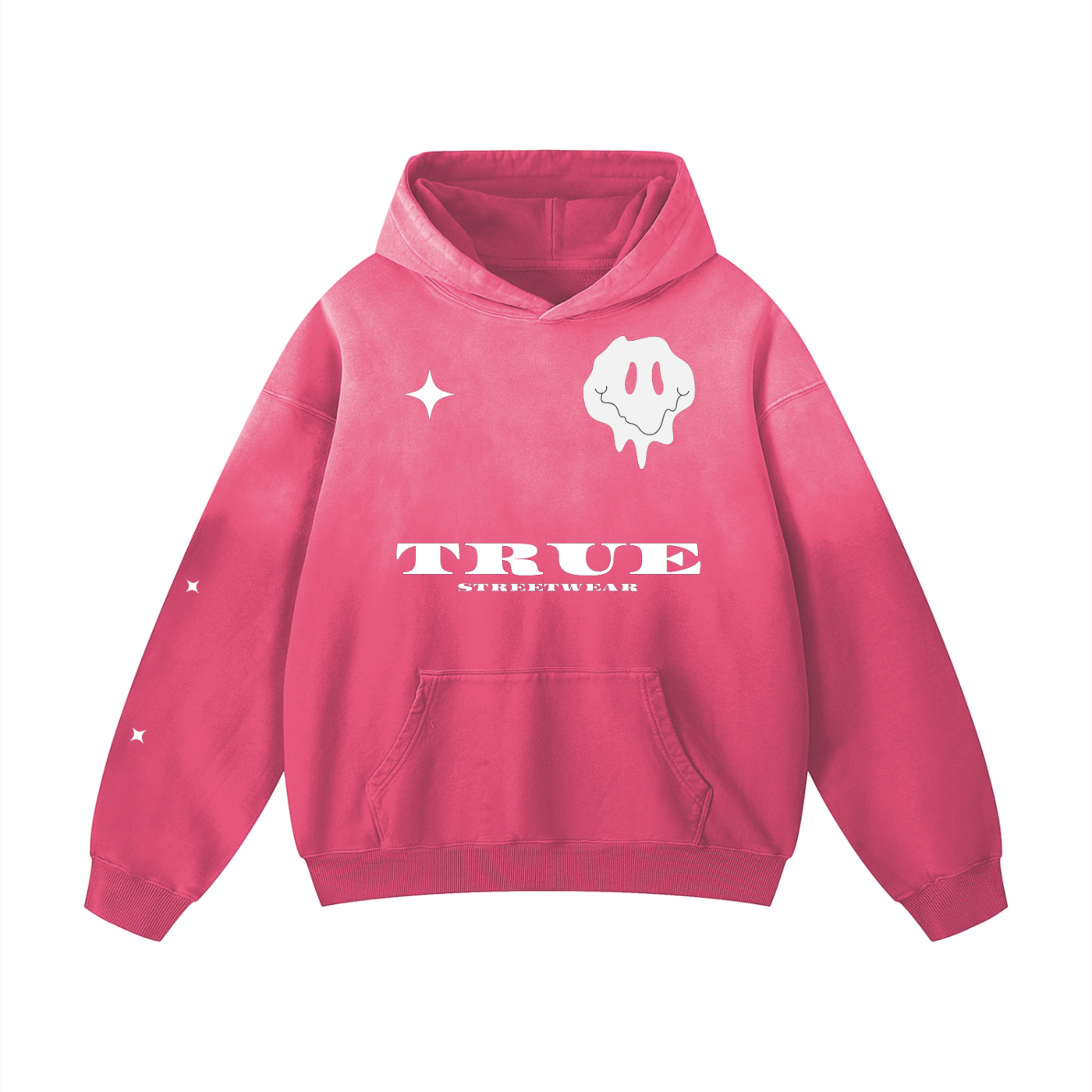 TRUE STREETWEAR Pink Hoodie