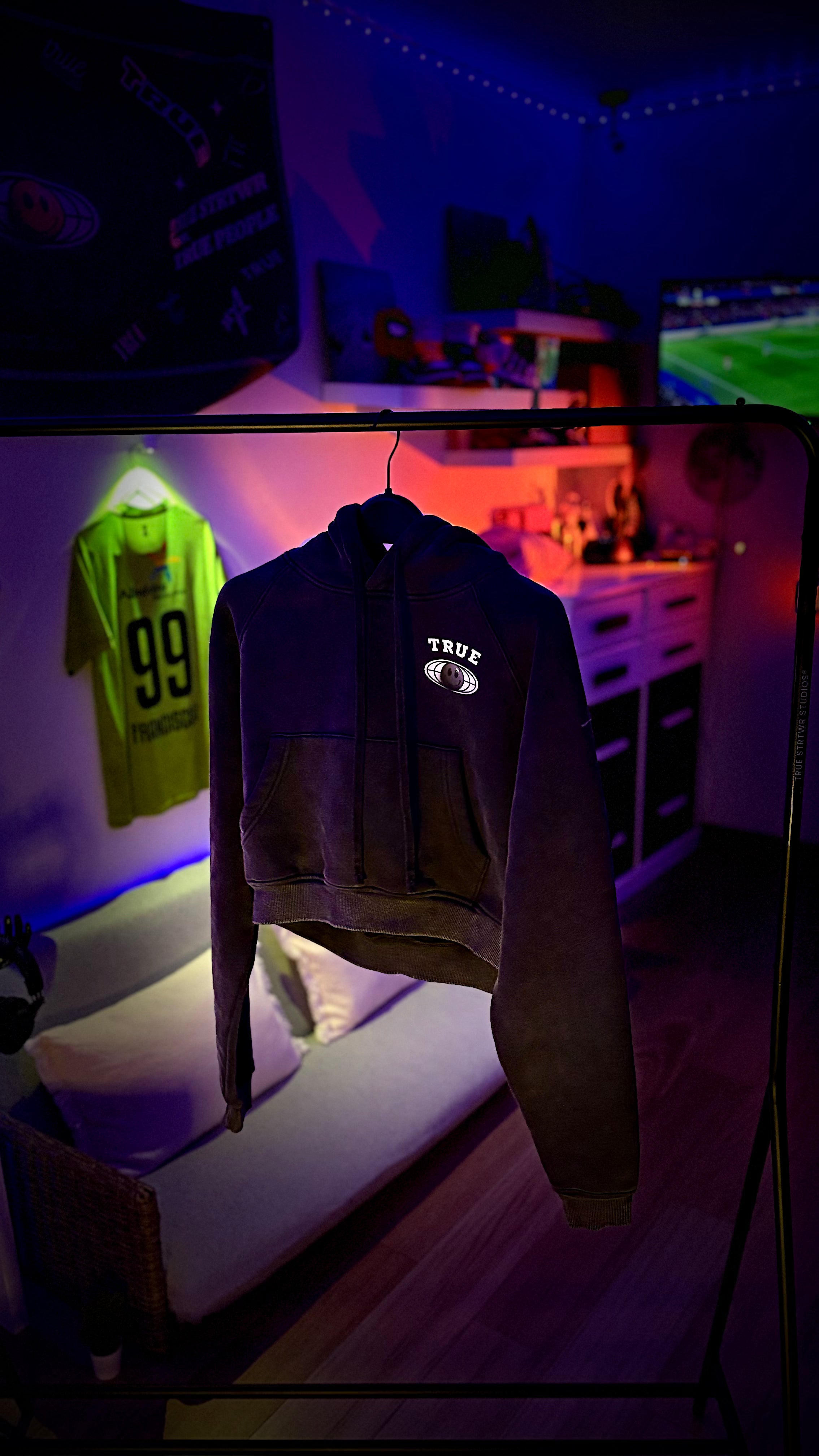 TRUE STRTWR Cropped Hoodie