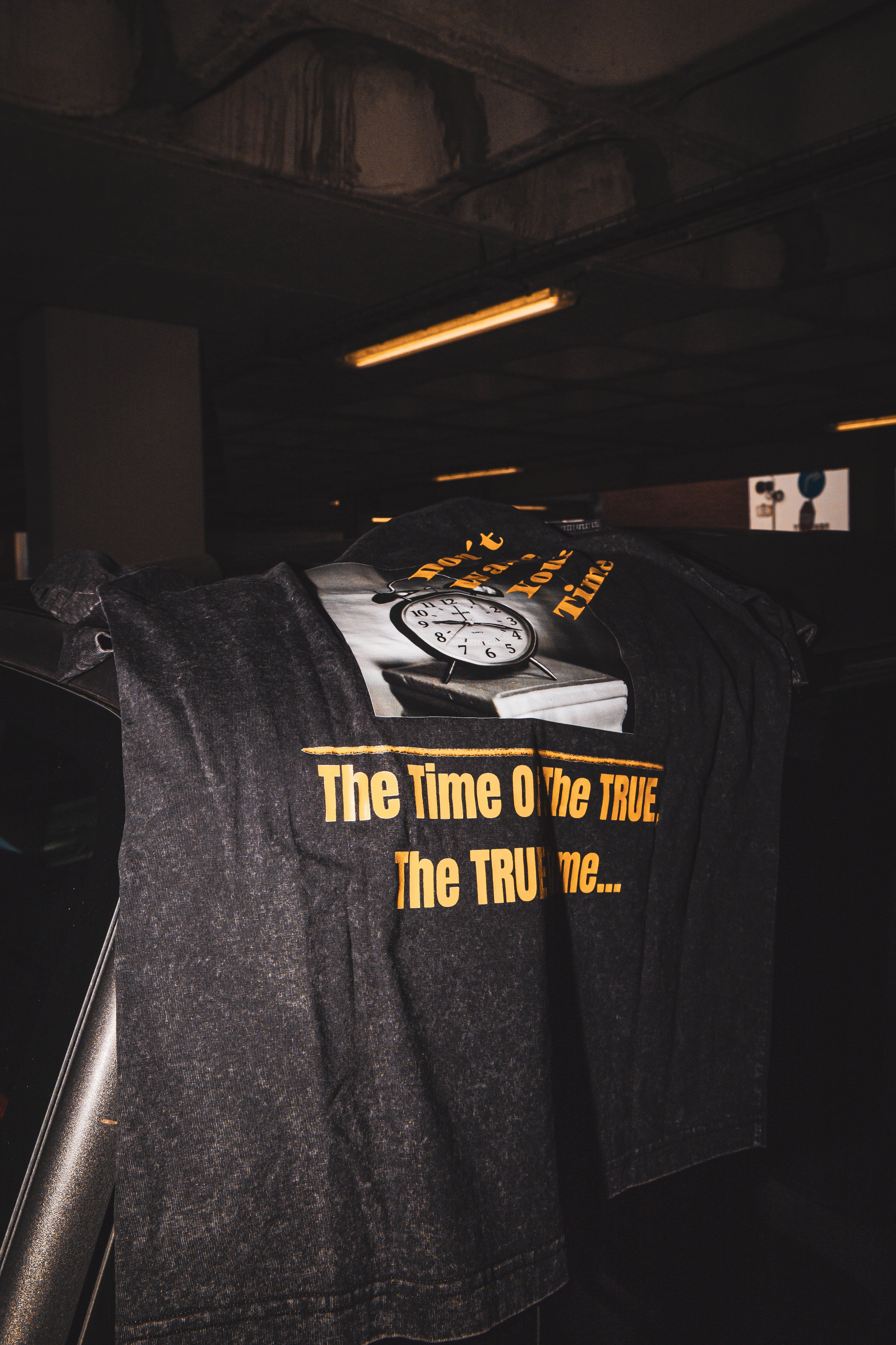 TRUE STRTWR Washed Black Tee