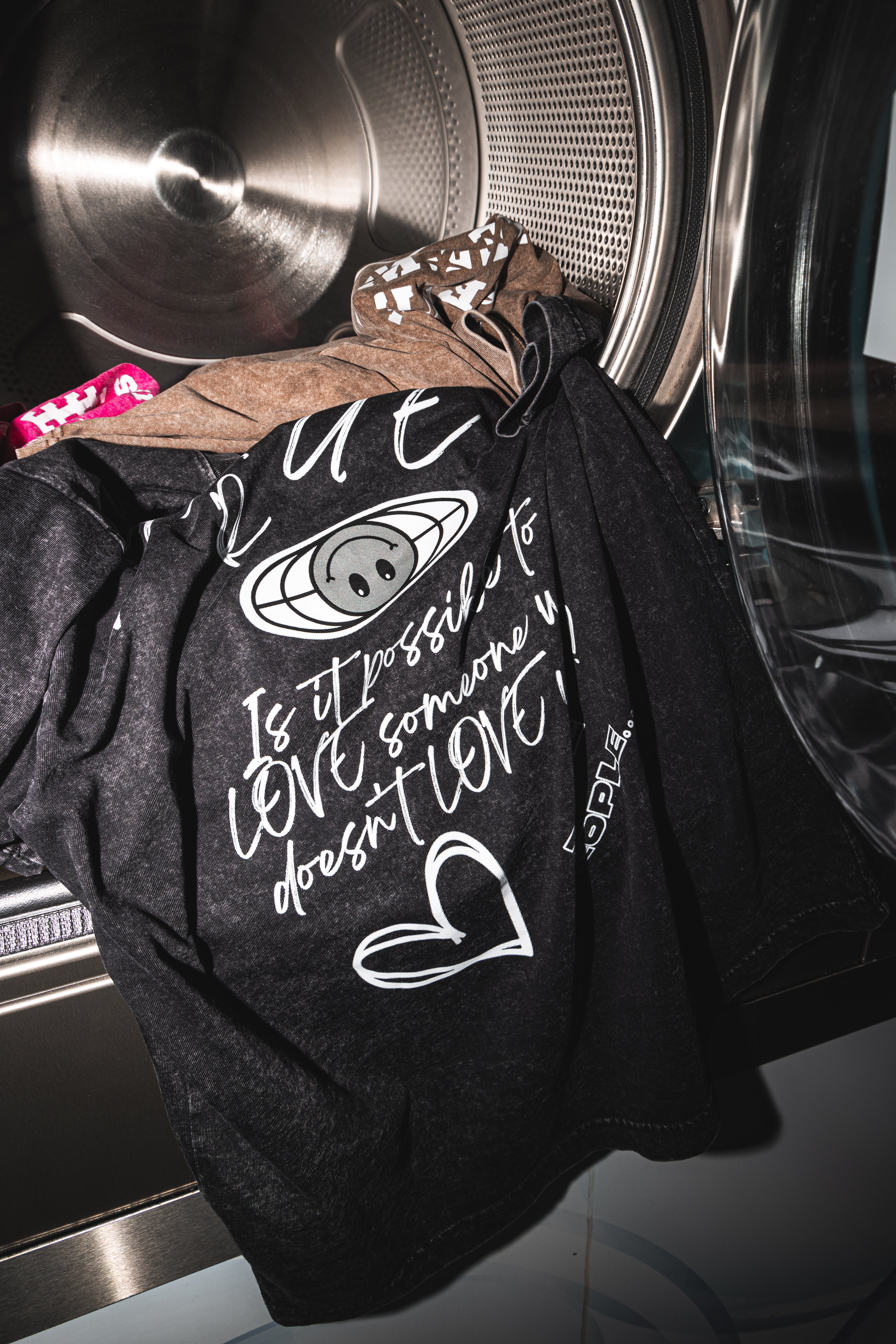 TRUE STRTWR Washed Black Tee