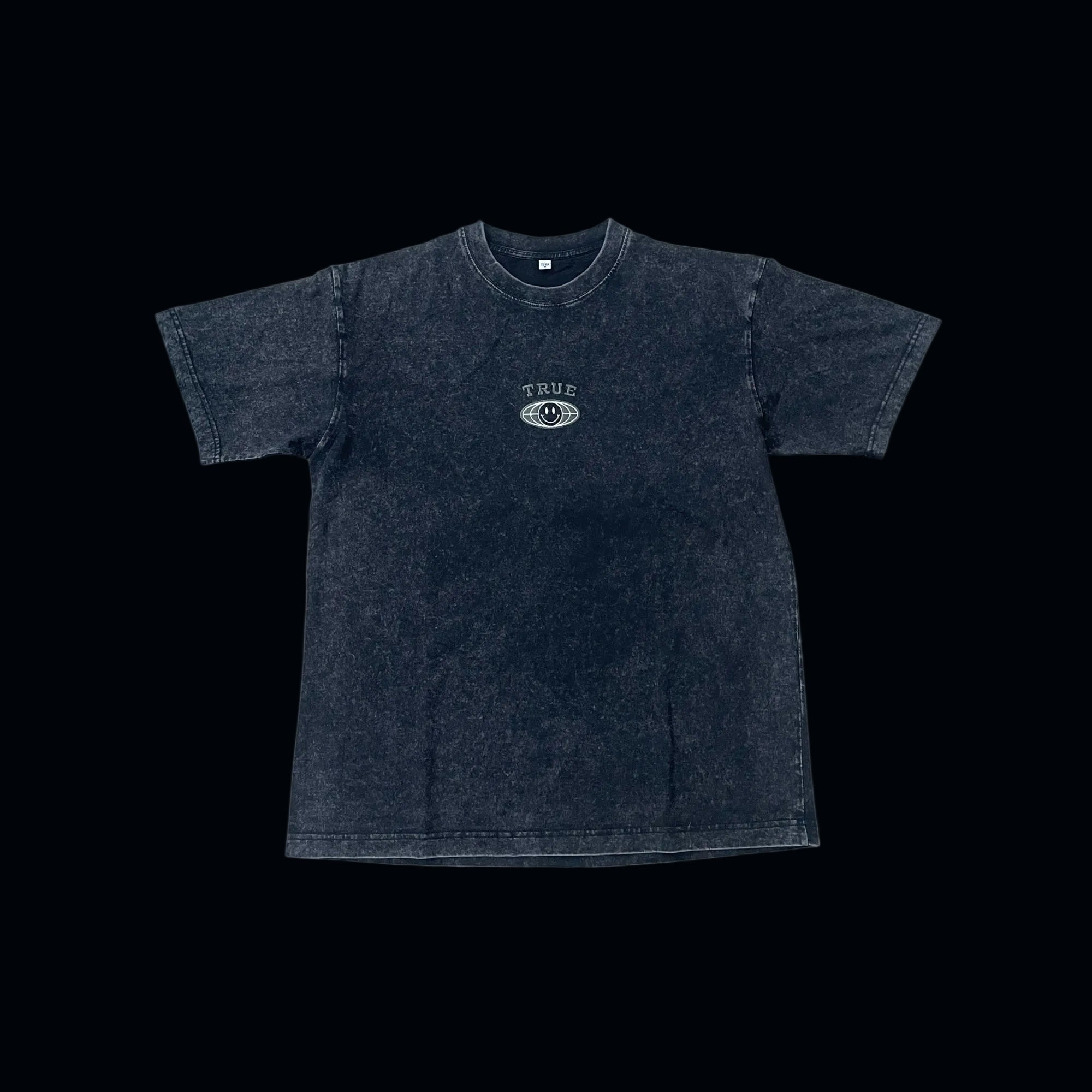TRUE STRTWR Washed Black Tee
