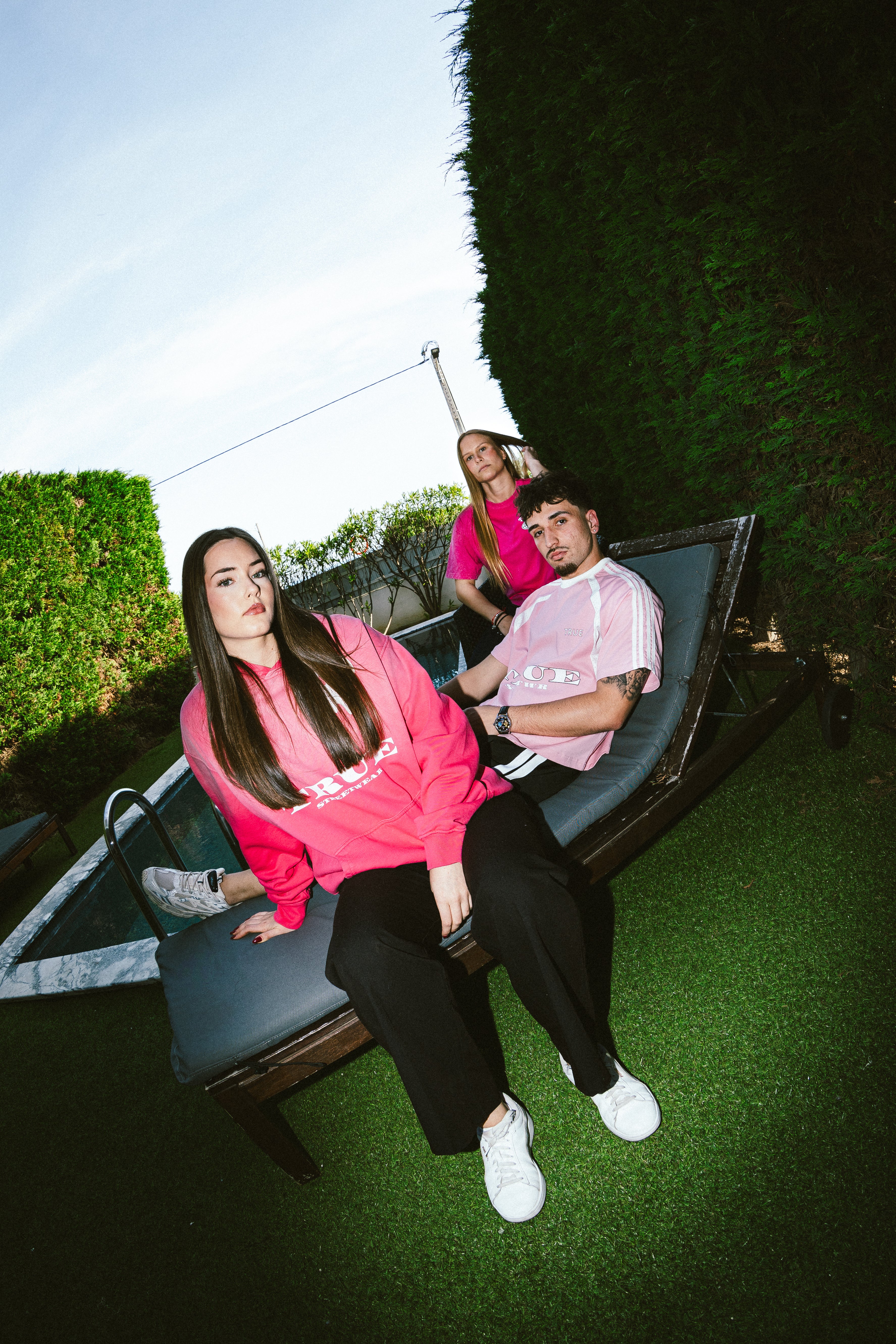 TRUE STRTWR Pink Hoodie